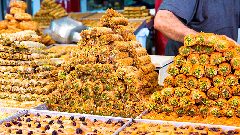 Moroccan food cuisine sweets